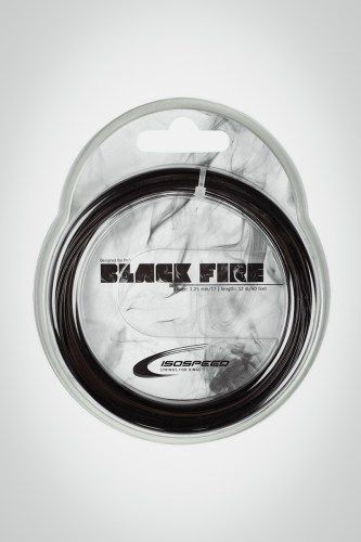 Струны для теннисной ракетки Isospeed Black Fire 125 / 17 - 12 метров (черные)