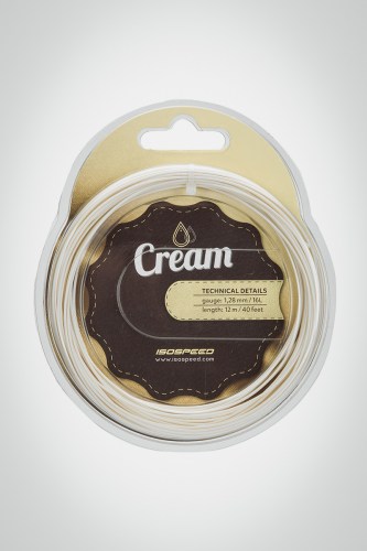 Струны для теннисной ракетки Isospeed Cream 128 / 16l - 12 метров (кремовые)