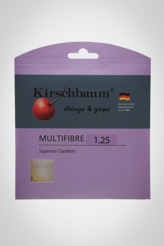 Струны для теннисной ракетки Kirschbaum Touch Multifibre 125 / 17 - 12 метров (естественные)