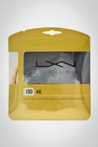 Струны для теннисной ракетки Luxilon 4G 130 / 16 - 12 метров (желтые)