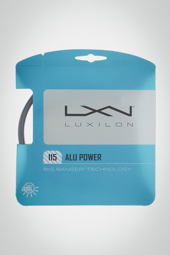 Струны для теннисной ракетки Luxilon Alu Power 115 / 18 - 12 метров (серые)