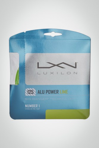 Струны для теннисной ракетки Luxilon Alu Power 125 / 16l - 12 метров (зеленые)