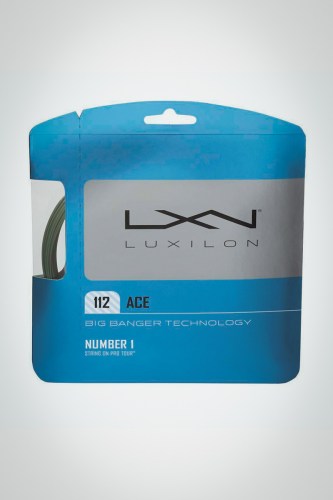 Струны для теннисной ракетки Luxilon Big Banger Ace 112 / 18 - 12 метров (серые)