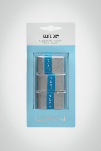 Купить овергрип Luxilon Elite Dry x3 (серый)