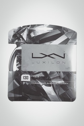 Струны для теннисной ракетки Luxilon Alu Power Diamond Anniversary 130 / 16 - 12 метров (серые)