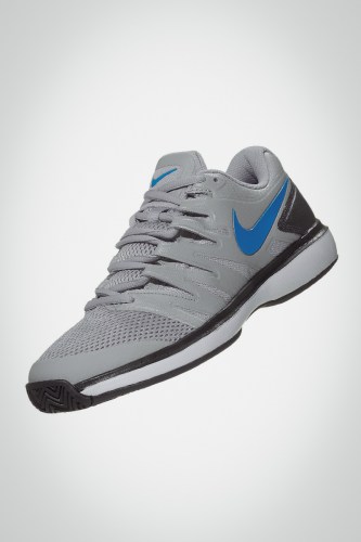 Мужские теннисные кроссовки Nike Air Zoom Prestige (серые / синие)