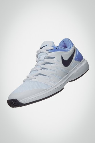 Мужские теннисные кроссовки Nike Air Zoom Prestige (белые / голубые)