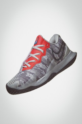 Женские теннисные кроссовки Nike Air Zoom Vapor Cage 4 (серые / красные)