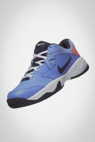 Женские теннисные кроссовки Nike Court Lite 2 (голубые / темно-синие)