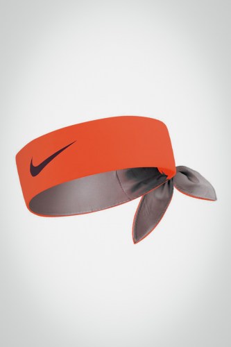 Купить повязку на голову Nike (оранжевая / серая)