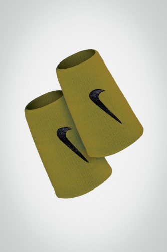 Купить большие напульсники Nike Premier Double Wide (зеленые / черные)
