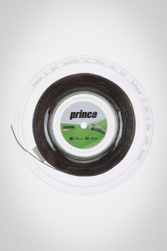 Струны для теннисной ракетки Prince Lightning Pro 130 / 16 - 200 метров (черные)