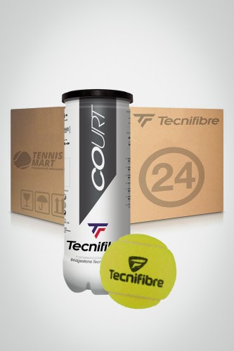 Коробка мячей для большого тенниса Tecnifibre Court (24 банки)