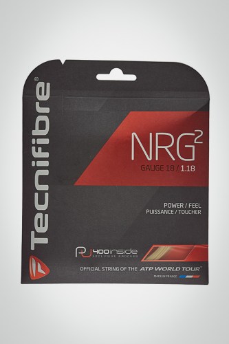Струны для теннисной ракетки Tecnifibre NRG2 118 / 18 - 12 метров (естественные) 