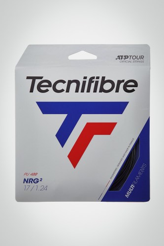 Струны для теннисной ракетки Tecnifibre NRG2 124 / 17 - 12 метров (черные)