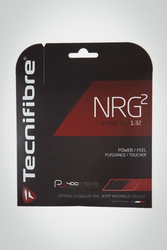 Струны для теннисной ракетки Tecnifibre NRG2 132 / 16 - 12 метров (черные)