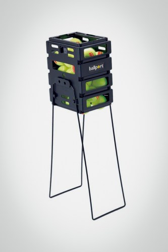 Купить корзину для теннисных мячей Tourna Ballport Mini X35 (черная)