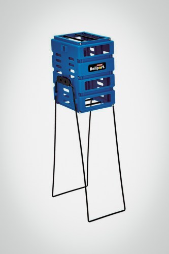 Купить корзину для теннисных мячей Tourna Ballport Mini X35 (синяя)