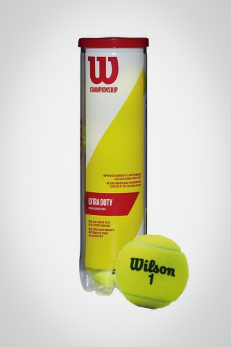 Мячи для большого тенниса Wilson Championship Extra Duty (4 мяча)