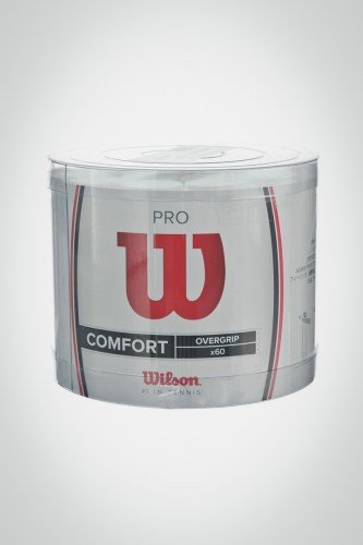 Купить банку овергрипов Wilson Comfort Pro x60 (белый)