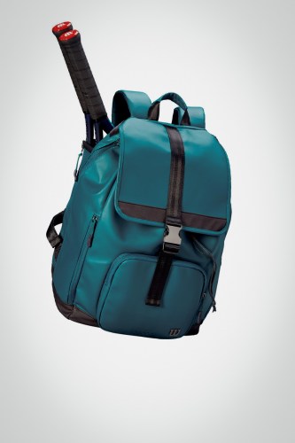 Купить женский теннисный рюкзак Wilson Fold Over (бирюзовый)