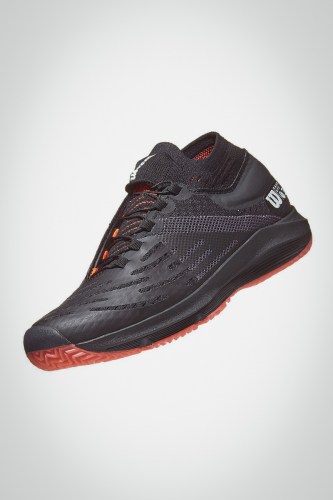 Женские теннисные кроссовки Wilson Kaos 3.0 SFT (черные / коралловые)