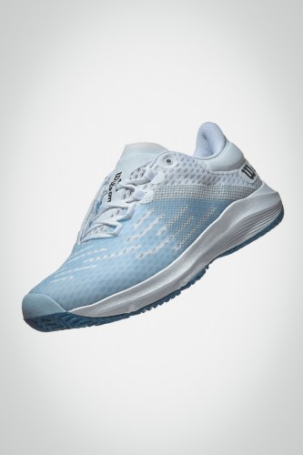 Женские теннисные кроссовки Wilson Kaos 3.0 (белые / голубые)