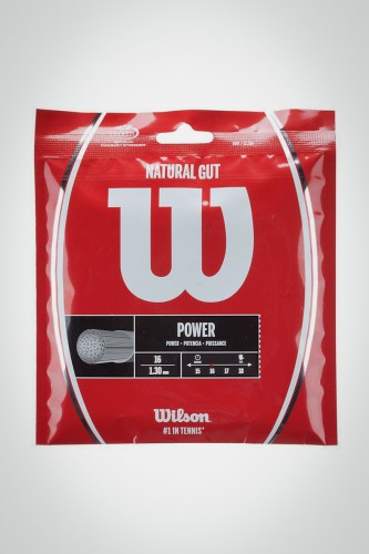 Струны для теннисной ракетки Wilson Natural Gut 130 / 16 - 12 метров (естественные)