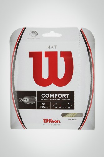 Струны для теннисной ракетки Wilson NXT 130 / 16 - 12 метров (естественные)