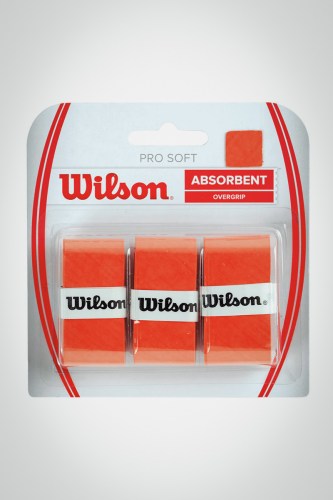 Купить овергрип Wilson Pro Soft x3 (красный)