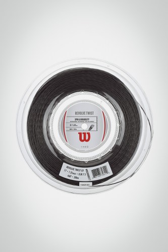Струны для теннисной ракетки Wilson Revolve Twist 125 / 17 - 200 метров (черные)