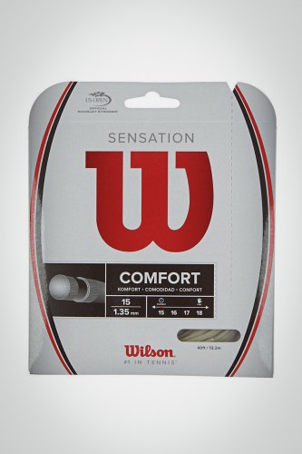 Струны для теннисной ракетки Wilson Sensation 135 / 15 - 12 метров (бежевые)