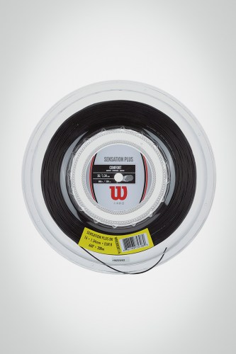Струны для теннисной ракетки Wilson Sensation Plus 134 / 16 - 200 метров (черные)