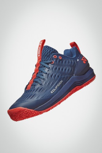 Мужские теннисные кроссовки Yonex Power Cushion Eclipsion 3 (темно-синие / красные)