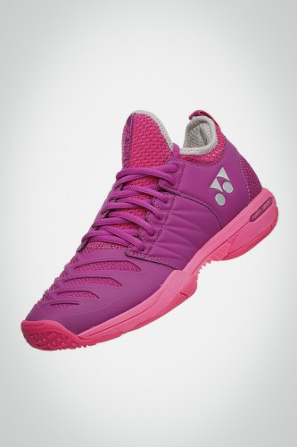 Женские теннисные кроссовки Yonex Power Cushion Fusionrev 3 Clay (фиолетовые / розовые)