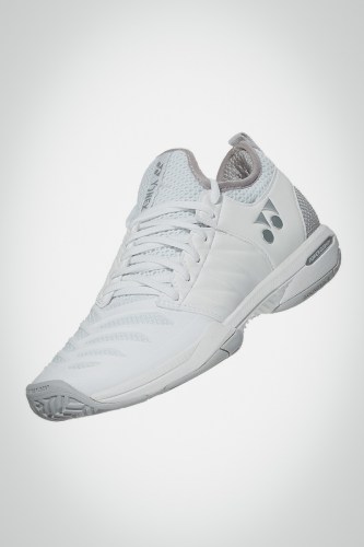 Женские теннисные кроссовки Yonex Power Cushion Fusionrev 3 (белые / серые)