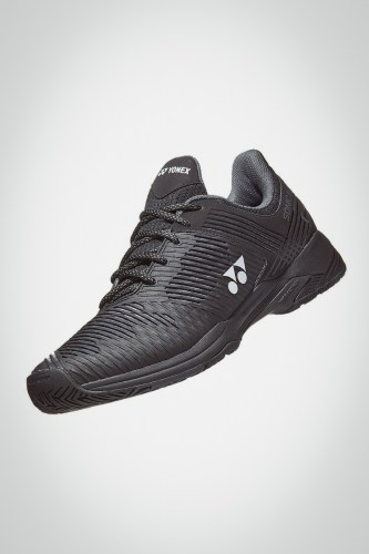 Мужские теннисные кроссовки Yonex Power Cushion Sonicage 2 (черные)