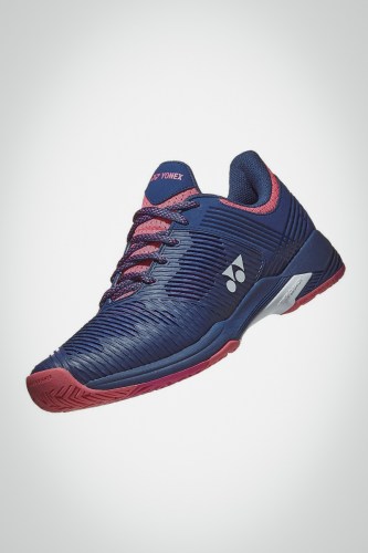 Женские теннисные кроссовки Yonex Sonicage 2 (темно-синие / розовые)